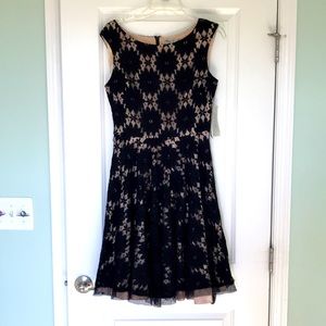 Eliza J black lace dress size 6